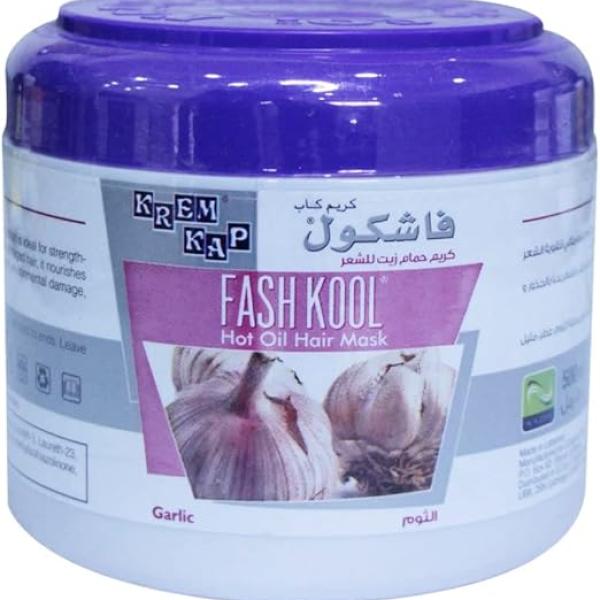 حمام كريم فاشكول ثوم ترطيب/علاج تساقط وتلف 500مل
