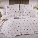 لازوردي طقم -فيونكة سمايل كبير