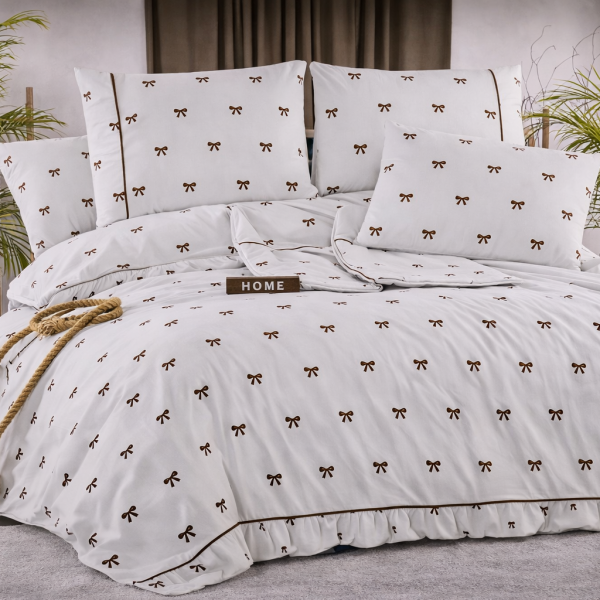 لازوردي طقم -فيونكة سمايل كبير