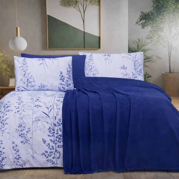 طقم ملايه بكوفرته سرير كبير