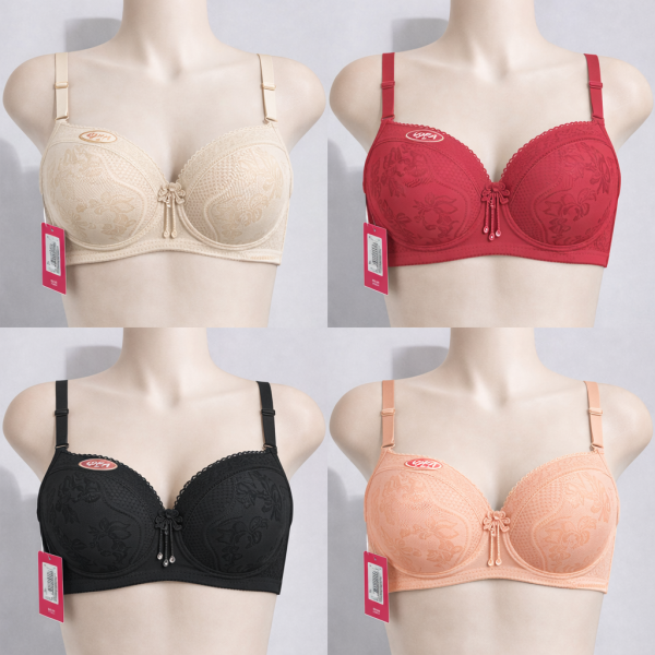 برا مبطن بدون حديده قطن*دانتيل اشكال 58