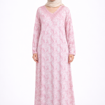 عباية بينك فلاور ميلتون استك من الكم 109