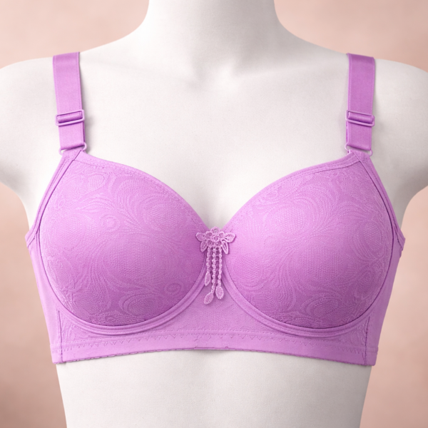 برا مبطن بدون حديده قطن*دانتيل اشكال 58