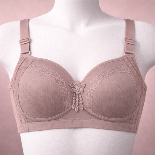 برا مبطن بدون حديده قطن*دانتيل اشكال 58