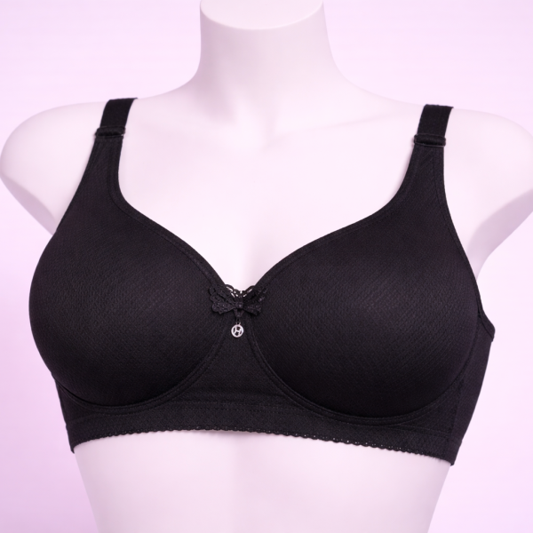 برا مبطن بدون حديده حرف دانتيل 21