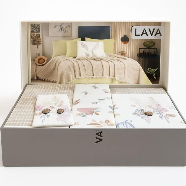 طقم ملاية بكوفرتة لافا اطفال ملاية مقاس 175*240 كوفرتة 200*240