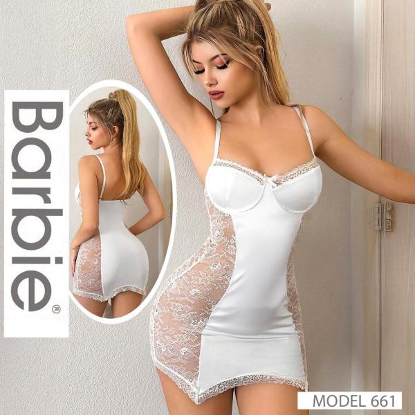 قميص باربي قصير ليكرا دانتيل من الجنب 661