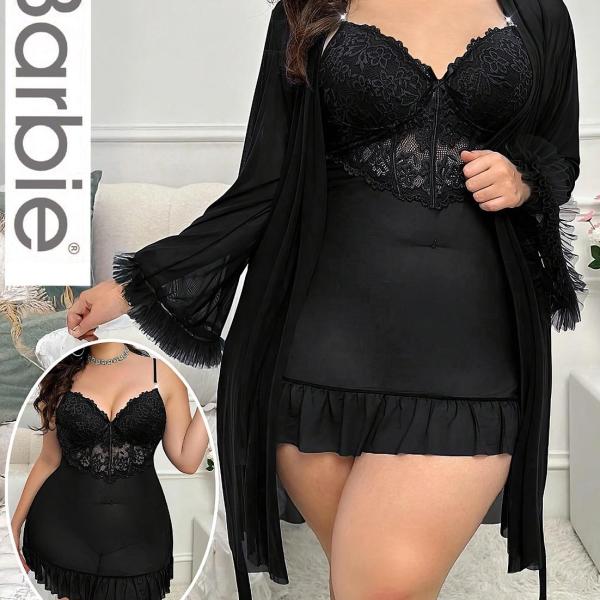 قميص بروب قصير باربي تل وكب670