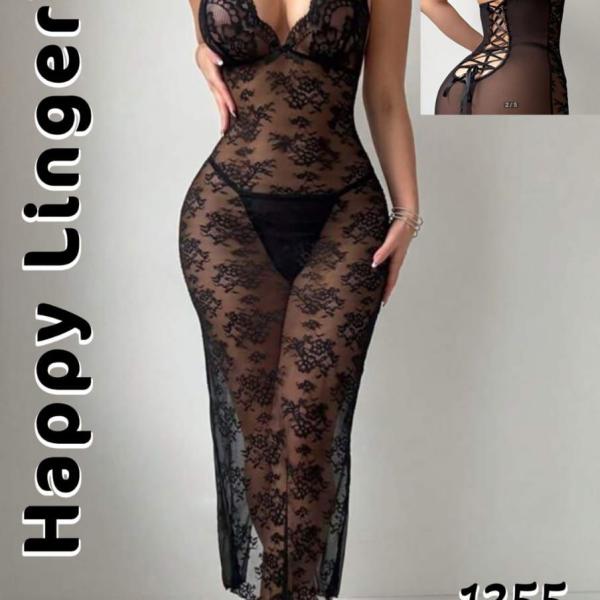 قميص طويل هابي دانتيل اكسات من الظهر 1255