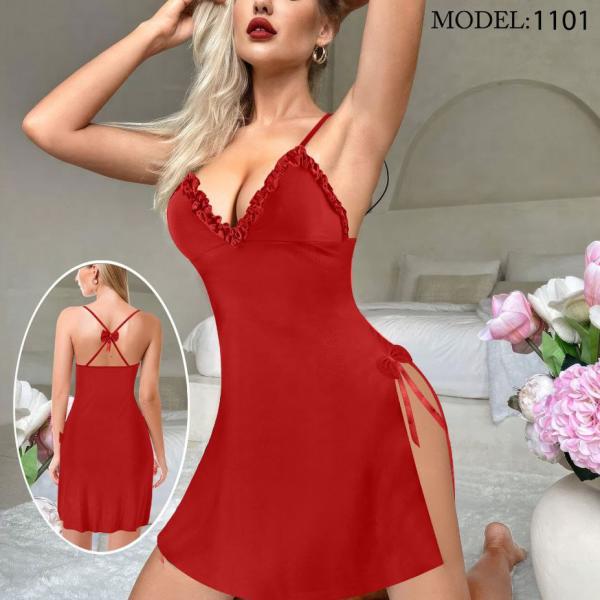 قميص ماستر قصير ليكرا مفتوح من الجنب