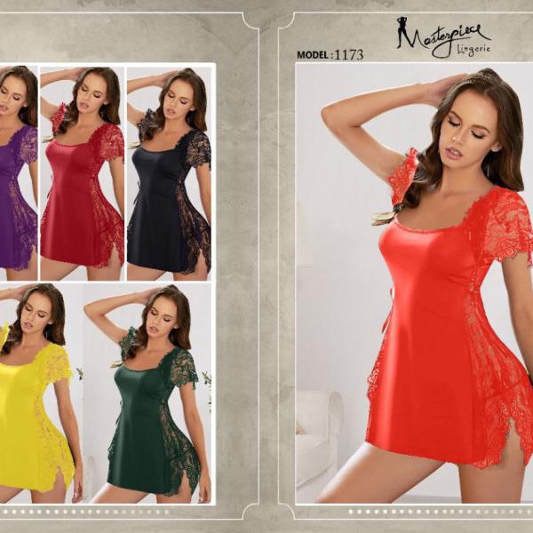 قميص قصير ماستر دانتيل ع الجانبين1173