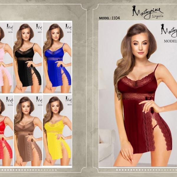 قميص ماستر قصير دانتيل ع الصدر 1104