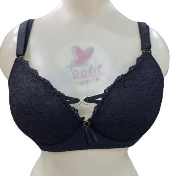 برا مبطن حديدة كب وسط دانتيل 216