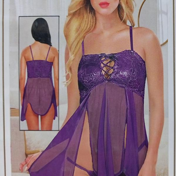 قميص اوليفيا قصير شيفون رباط من الصدر