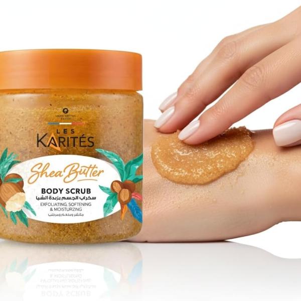 لي كاريتيس مقشر الجسم المنعم والترطيب بزبدة الشيا 225 مل