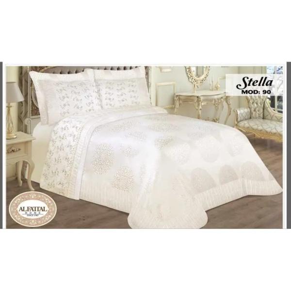 مفرش ستان الفتال 90 كبير 6قطعة 240*250