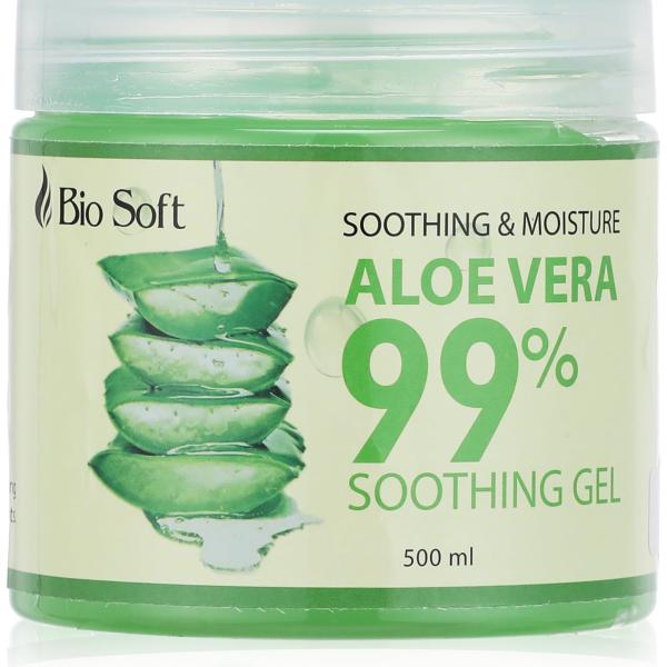 جل الصبار للبشرة من بايو سوفت 500 مل