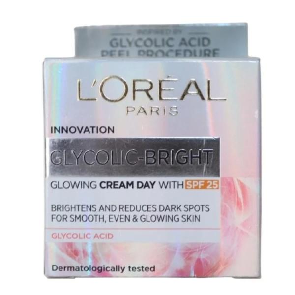 لوريال كريم نهاري بحمض الجلايكوليك 50 مل