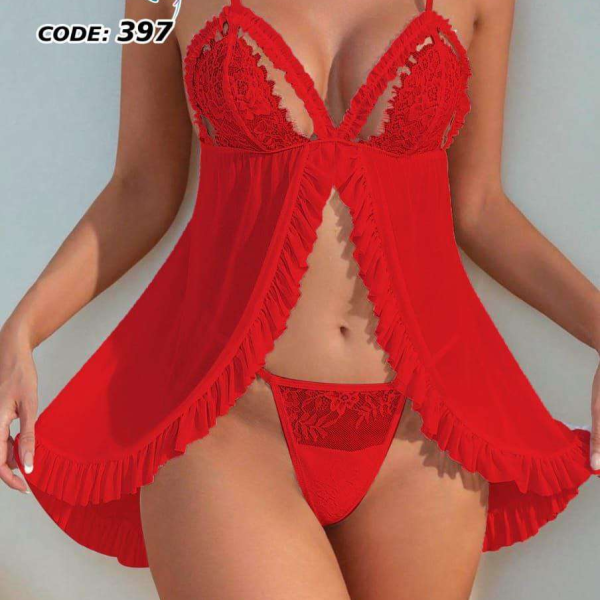 قميص قصير شيفون مفتوح من الامام 397