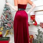 قميص قطيفه طويل كب فرو من الصدر مفتوح من قدام2107