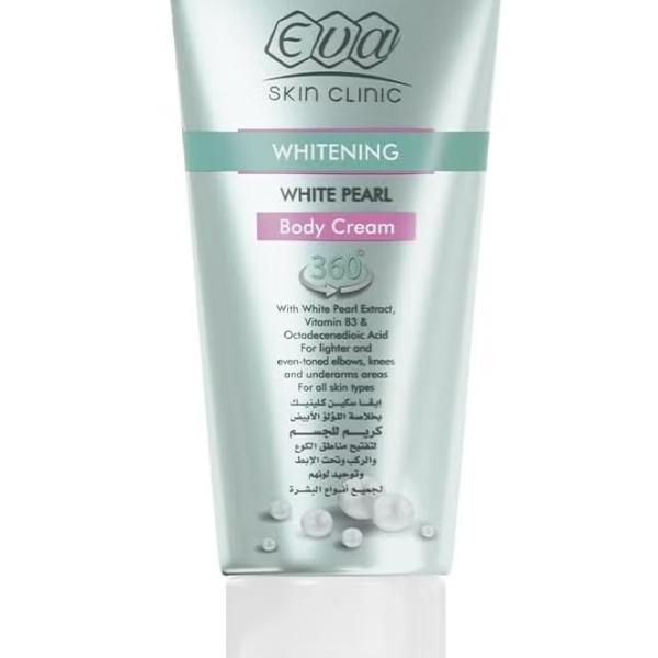 كريم الجسم باللؤلؤ الأبيض من إيفا سكين كلينيك، 150 مل