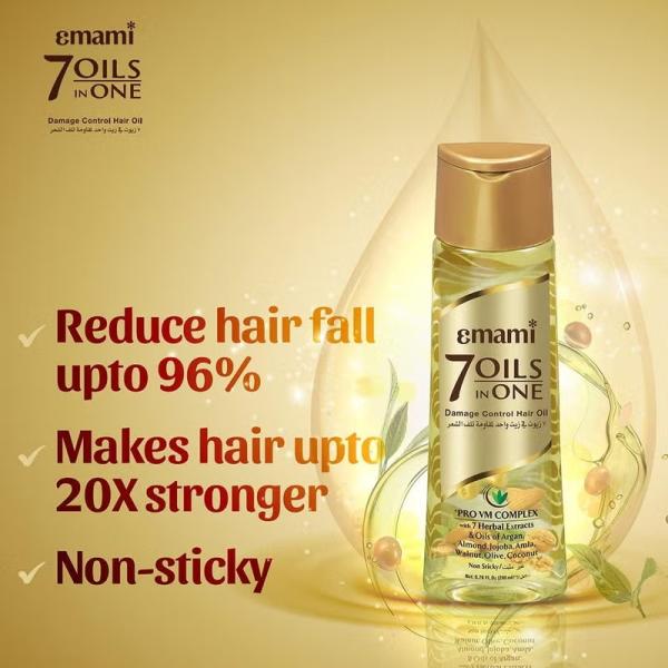 زيت شعر ايمامي هندي300م(7 زيوت*1)جولد علاج تلف+شامبو100 Emami