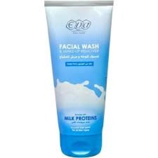 Eva غسول الوجه Eva ومزيل المكياج ببروتين الحليب لجميع أنواع البشرة - 150 مل