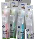 فرشاة اسنان هاسي ديب كلين سوفت ع كارت بالغطاء E-626