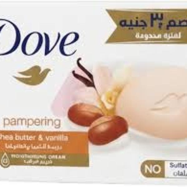 دوف صابون بزبده الشيا و الفانيليا 90 جرام خصم 3 جنيه