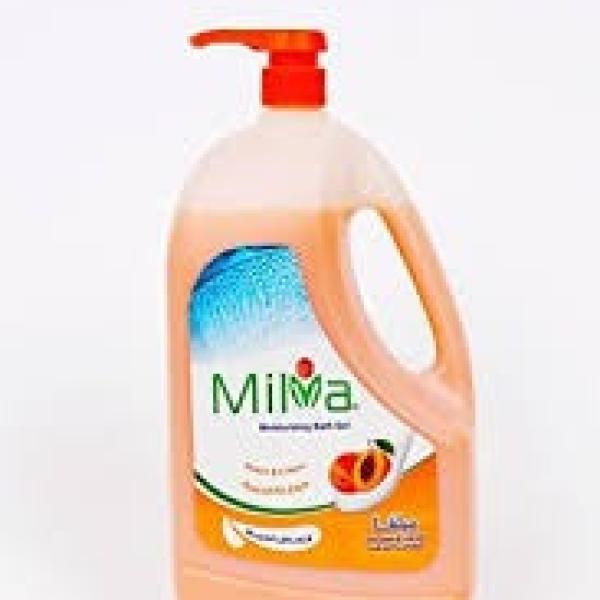 شاور الجسم بالخوخ والكريما من ميلفا، 2 لتر