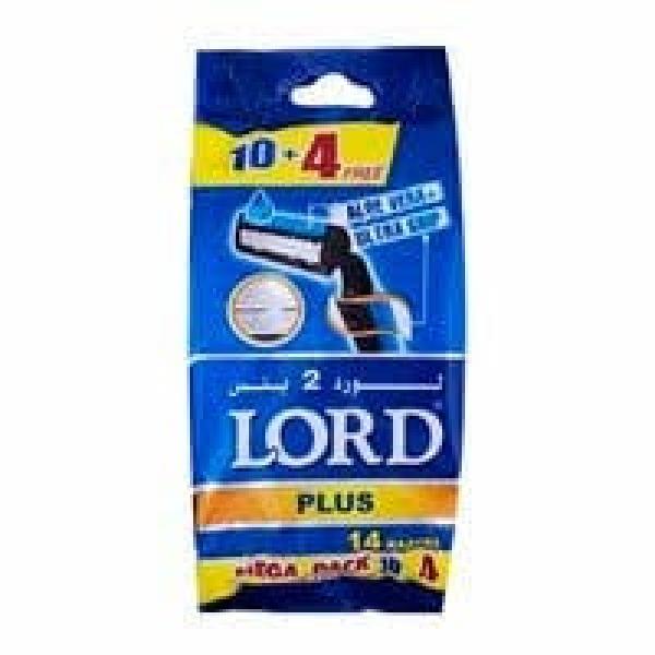 لورد كيس مكن حلاقة رجالي ميجا باك 14ق 2موس+شريط الوفيرا