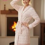 روب اسمايل قطيفه قصير بجيب 4322