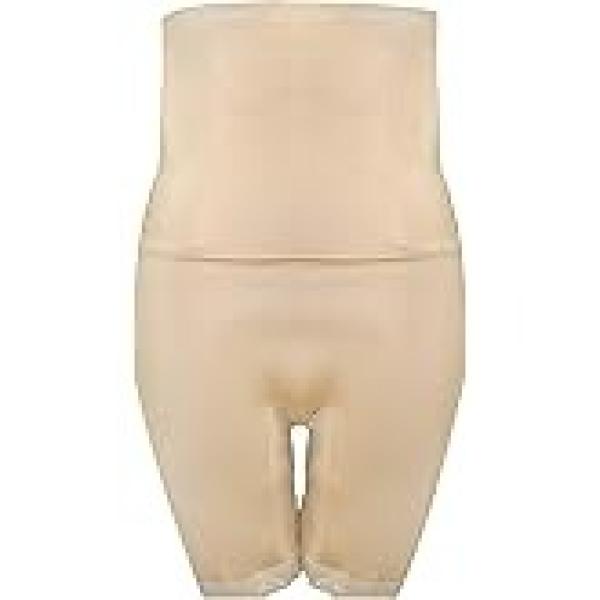 مشد كورسيه قصير عالي الخصر للنساء بطبقة مزدوجة لدعم الجسم