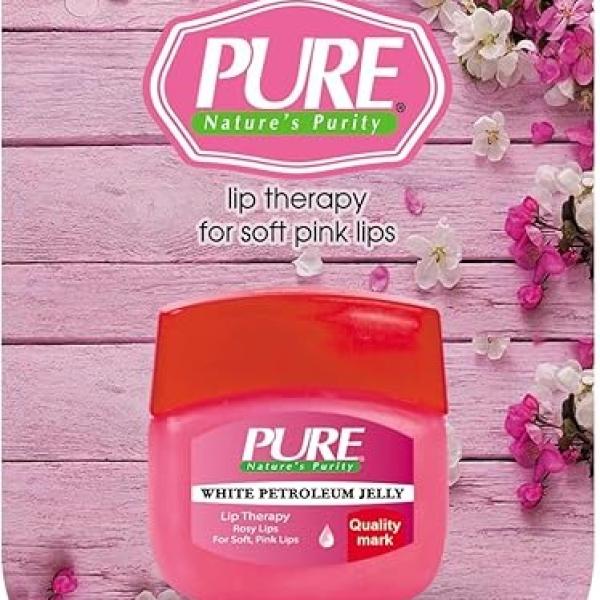 ليب ثيرابي فازلين شفايف بيور روز ترطيب/لون بينك 20جم  Pure