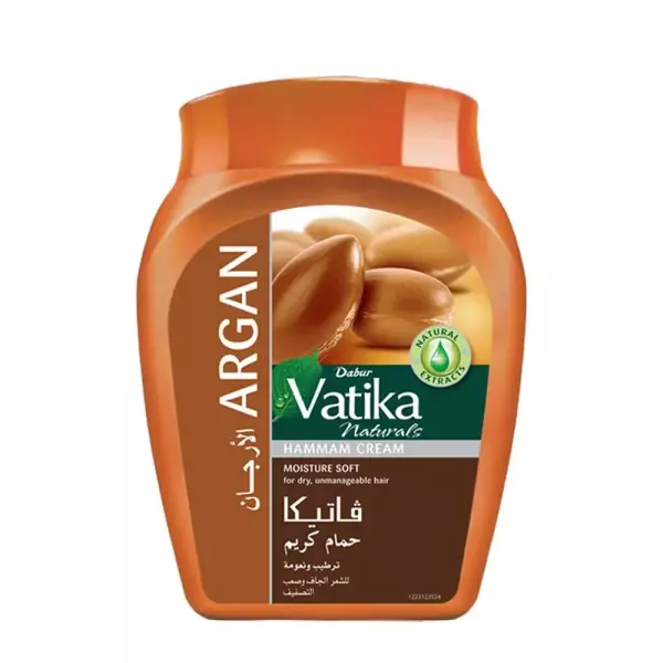 فاتيكا حمام كريم بالأرجان للشعر الجاف - 450 جرام Vatika