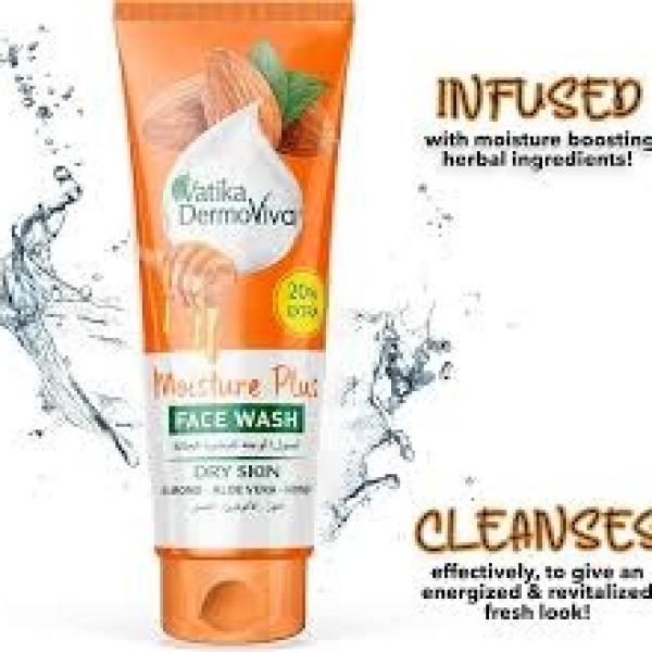 فاتيكا غسول الوجه مويستشر بلس من ديرموفيفا الغني بخلاصة اللوز والصبار والعسل للبشرة الجافة - 185 مل