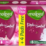 مولبد الترا فوط صحية ماكسي مضغوطة 24فوطة طويل