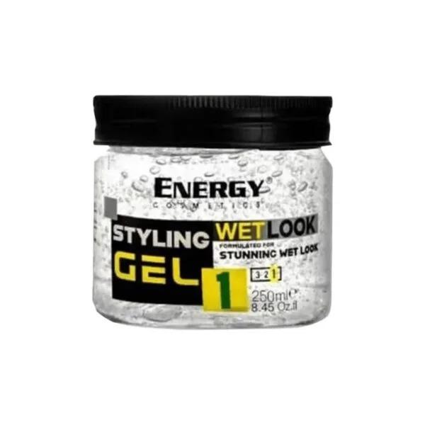 جل شعر انرجي ستايل شفاف رقم 1 تثبيت خفيف 250مل Energy