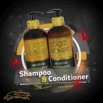 مجموعة شامبو+بلسم ارجان ديلوكس الاصلي ترطيب 500مل  Argan De Luxe