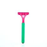 كيس مكن حلاقة حريمي افوفا 5ق 3موس لوكس اخضر*بينك (4+1)