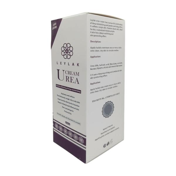 كريم اليوريا من ليلاك، 200 مل، تقشير لطيف وترطيب عميق مع 20% يوريا وحمض الساليسيليك وزبدة الشيا
