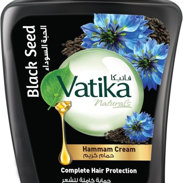 Vatika Naturals Blackseed (Habba Souda) Hammam Cream (450g) | Promotes Hair Growth | For Complete Hair Protection