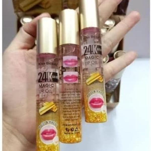 ليب جلوس فوليوم كاريت 24K جولد ملمع+مكبر