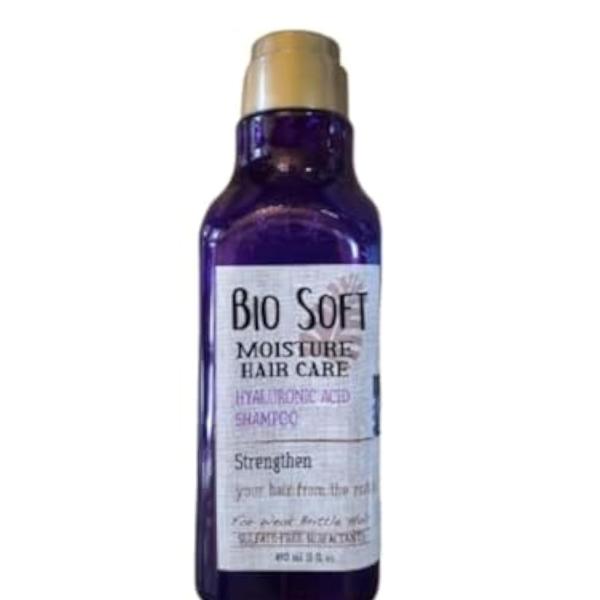 شامبو بحمض الهيالورونيك | زبدة الشيا بحجم 490 مل من بيوسوفت