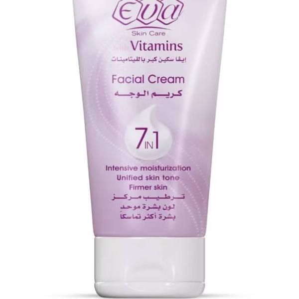 كريم إيفا كير للعناية بالوجه مع الفيتامينات 7 في 1 لجميع أنواع البشرة 45 جرام