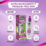 Vatika Naturals Frizz Control Hair Serum (47mL) | Natural Extract of Olive, Almond and Henna | Anti-Frizz Formula | For Dry and Damaged Hair