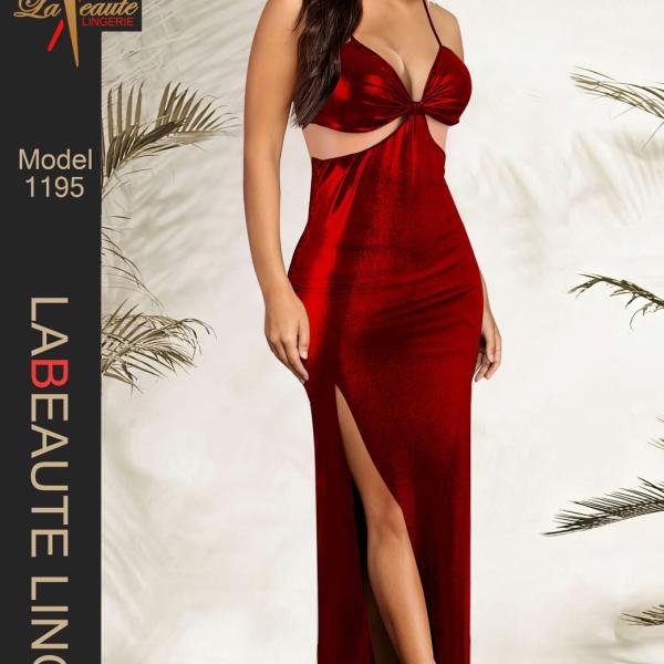 قميص لابوتيه فاشون طويل مفتوح من الجنب