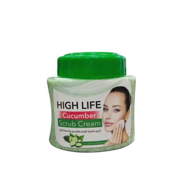 سكراب هاي لايف بالخيار وجه وجسم نضارة/ازالة جلد ميت300