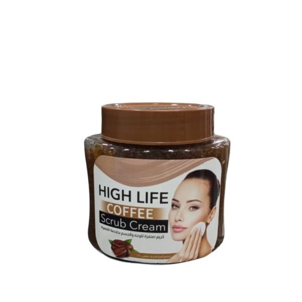 سكراب هاي لايف قهوة وجه وجسم نضارة/ازالة جلد ميت 300مل