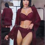 اندر+برا بروب دانتيل فيونكه